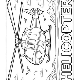 のりものぬりえ 34種類