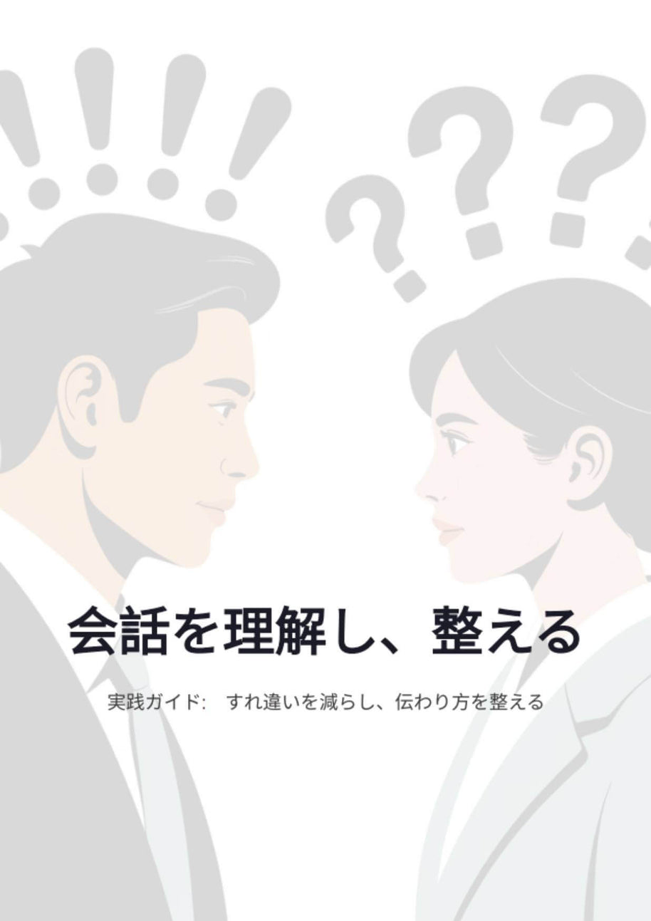 会話を理解し、整える