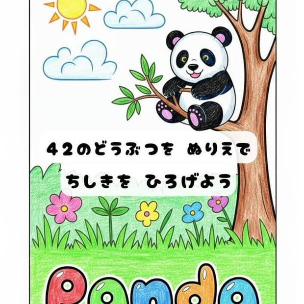 どうぶつぬりえ 42種類