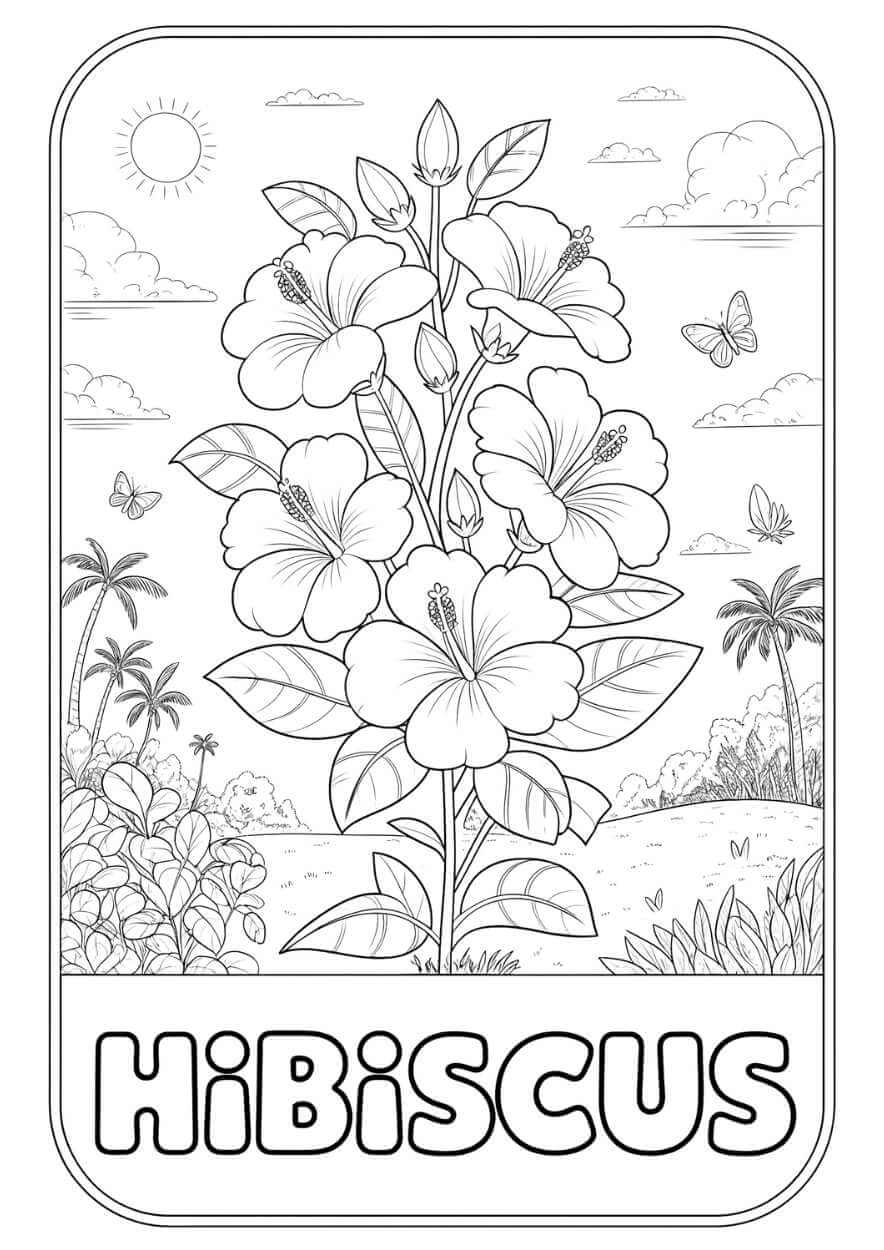 花のぬりえブック 42種類