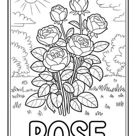 花のぬりえブック 42種類