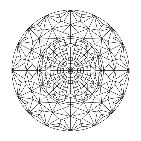 幾何学マンダラ No.001