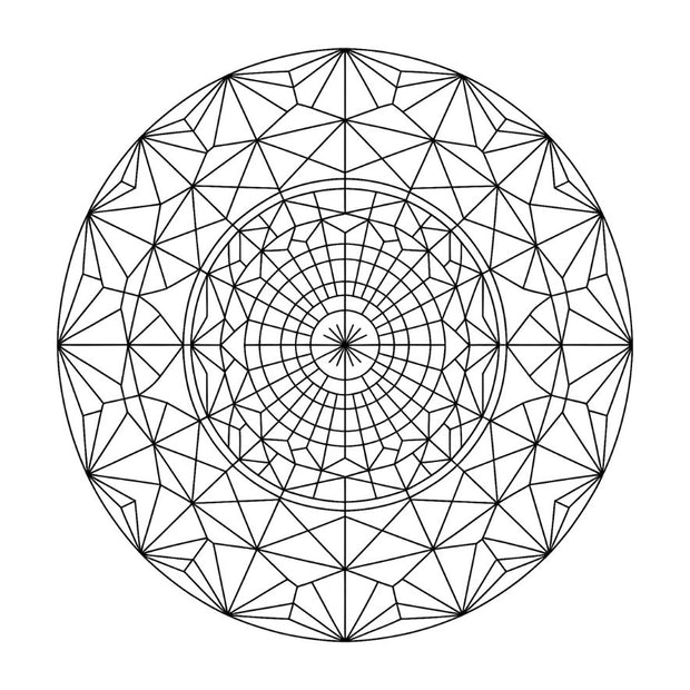 幾何学マンダラ No.001