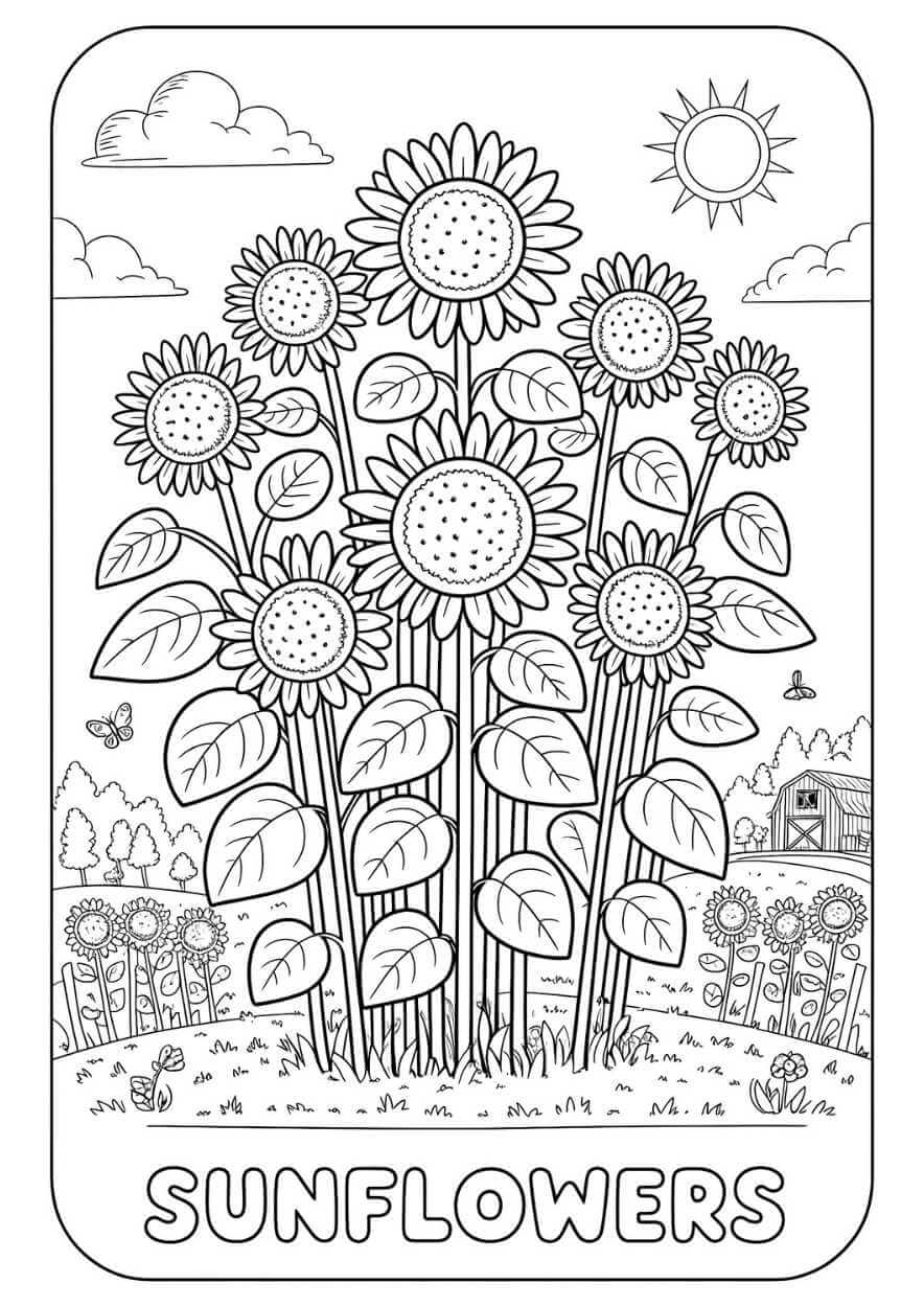 花のぬりえブック 42種類