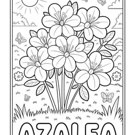 花のぬりえブック 42種類