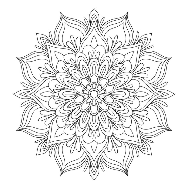 フローラルマンダラ No.001