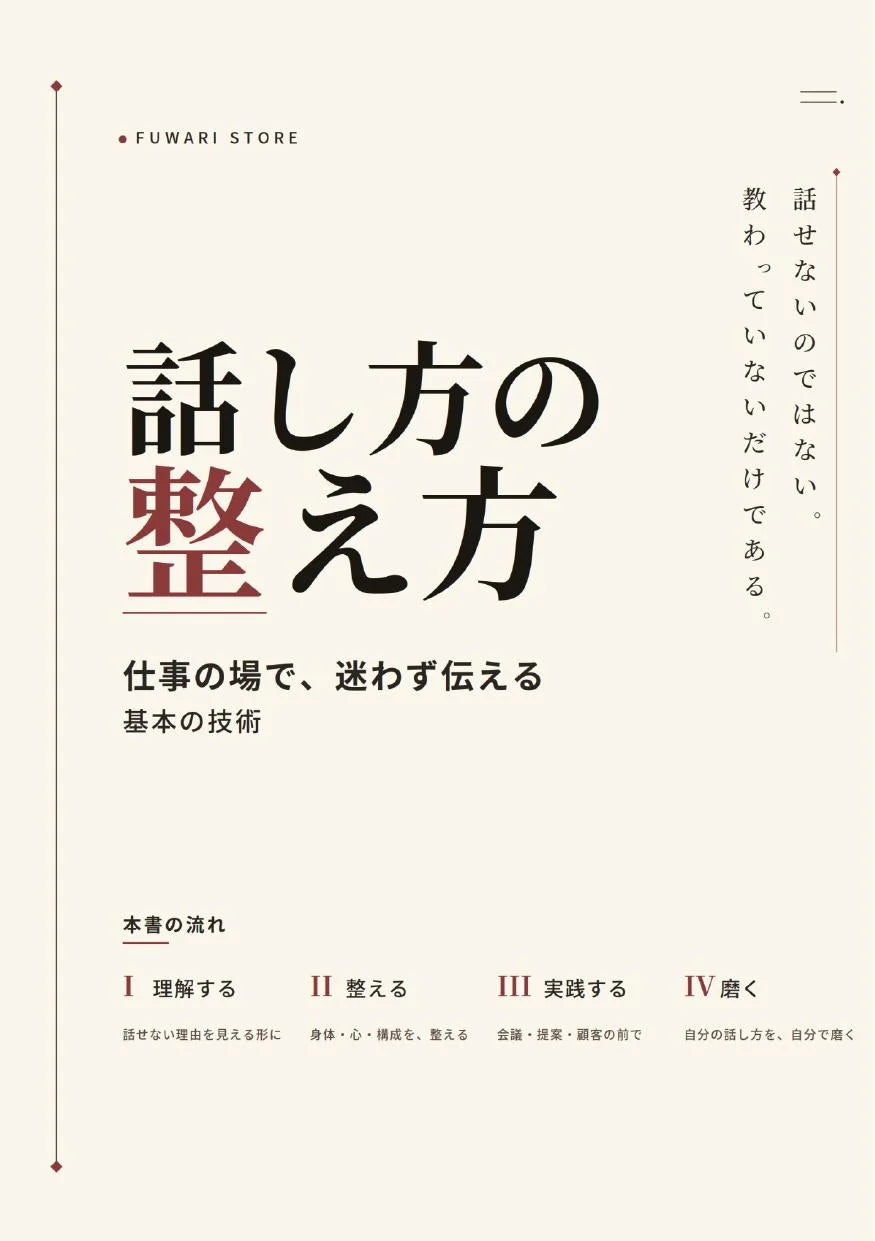 話し方の整え方